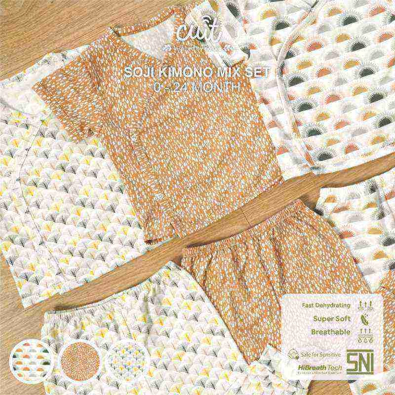 Product image MINIMALIST - Soji Kimono Mix Set NB Rainy